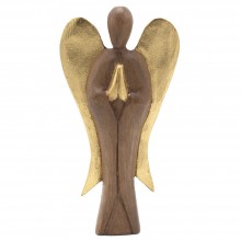 Anjel vyrezávaný z dreva - Ochranca - 15cm